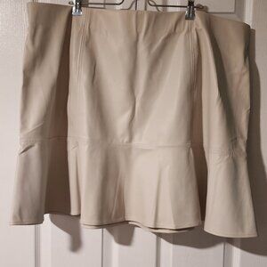 Ava & Viv plus size women's faux leather circle skirt sz 2X